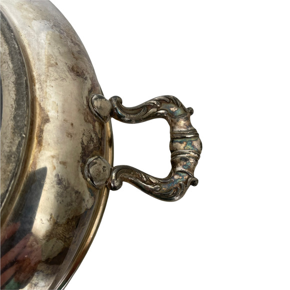 Vtg. Homan Silverplated Casserole Dish With Lid & Handles 555 Special Metal - Picture 10 of 12